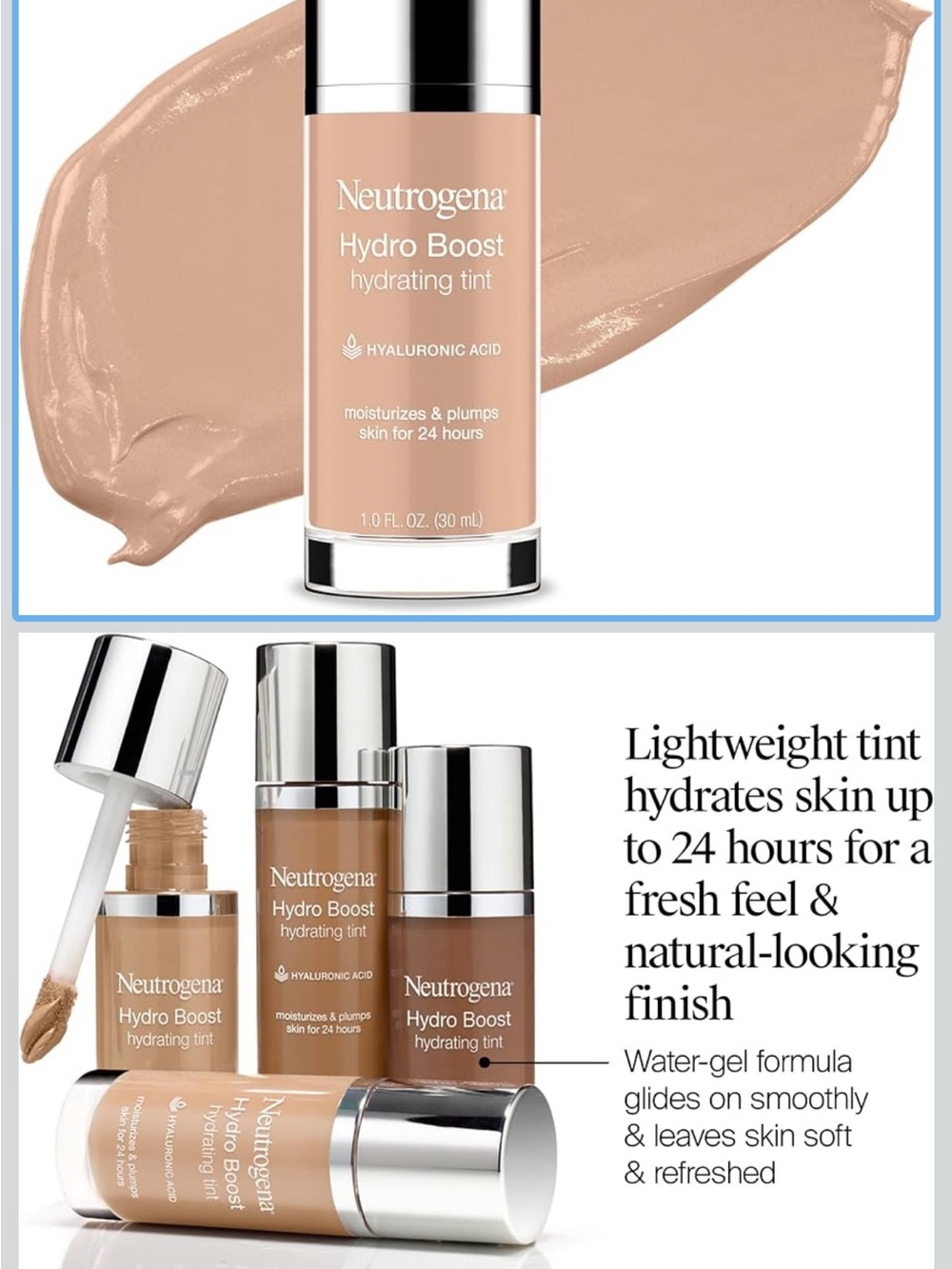 Neutrogena Hydro Boost Hydrating Tint - Buff 30